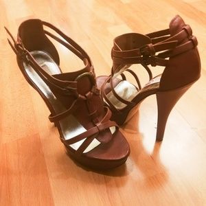 BNIB Hoochies Platform Stiletto Sandals